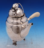 Blossom by Georg Jensen Sterling Silver Tea Set 4pc (#8801) Beautiful!