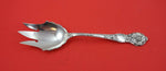 Wild Rose by Watson Sterling Silver Salad Serving Fork 3-tine FHAS 8 1/2"