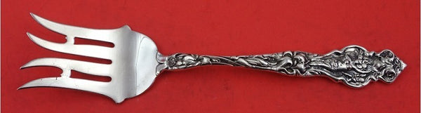 Irian by Wallace Sterling Silver Cold Meat Fork with Bar 8 3/4" Serving Heirloom