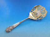 Georgian by Towle Sterling Silver Tomato Server Gold Washed Hand Pierced 7 5/8"