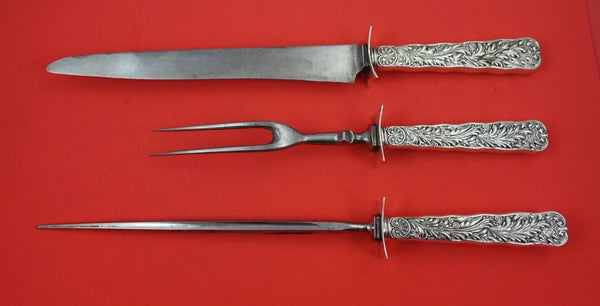 Saint Cloud by Gorham Sterling Silver Roast Carving Set 3-Piece knife 13 3/4"