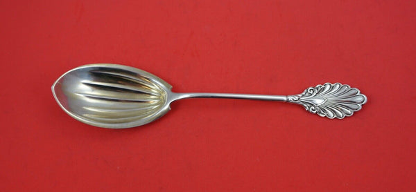Grecian by Gorham Sterling Silver Berry Spoon fluted light GW 8 1/2"