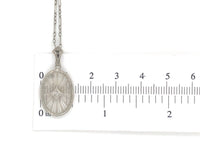 10k Gold Filigree Genuine Natural Rock Crystal Diamond Pendant Orig Chain #J7006