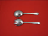 Beaded by Georg Jensen Sterling Silver Salad Serving Set FH AS 8"