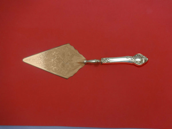 Cameo by Reed and Barton Sterling Silver Pastry Server Fancy Vermeil Custom