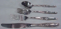 Rose Solitaire By Towle Sterling Silver Regular Size Place Setting(s) 4pc