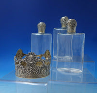 Wave Edge by Tiffany and Co Sterling Silver Stand w/Three Bottles #14560 (#5407)