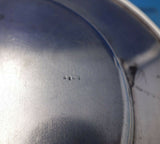 Acid Etched Sterling Silver Child's Plate w/ Woodland Animal Motif #4549 (#5563)