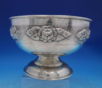 Aztec Rose by Ballesteros Mexican Sterling Silver Centerpiece Bowl (#6754)