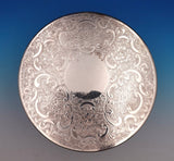 Barker - Ellis English Silverplate Round Trivet Ornate 9" (#9197)