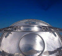 English Rose by Durgin Sterling Silver Cookie Plate / Cake Stand #490 (#3976)