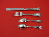 New Queens by Gorham Sterling Silver Dinner Size Place Setting(s) 4-Piece