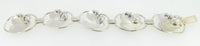 Hand Wrought Sterling Silver Leaf Bracelet (#J4073)