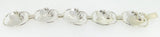 Hand Wrought Sterling Silver Leaf Bracelet (#J4073)