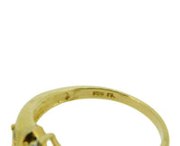 10k Yellow Gold 1ct Genuine Natural Precious Topaz Ring with Diamonds (#J684)