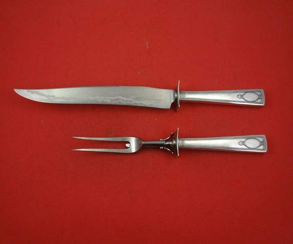 Carthage by Wallace Sterling Silver Roast Carving Set 2pc HH with Stainless