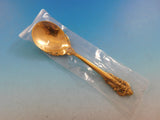 Grande Baroque Gold Wallace Sterling Silver Flatware Set Service 35 pcs Vermeil