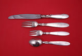 Dolphin by Frigast Sterling Silver 4pc Dinner Setting
