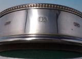 Beaded by LB Limited of London Sterling Silver Coaster Pair with Maple (#4994)