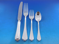 Spatours by Christofle Silverplate Flatware Service 8 Dinner Set 40 pcs Unused