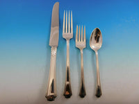 Georgian Colonial By Wallace Sterling Silver Dinner Size Place Setting(s) 4pc
