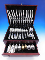 Duo by Christofle Silverplate Flatware Service Set 119 pieces Dinner Modern