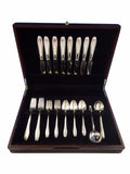 Leonore by Manchester Sterling Silver Flatware Set For 8 Service 40 Pieces