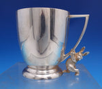 Asprey Bond Street English Sterling Silver Baby Cup with 3-D Rabbit/Bunny #8160