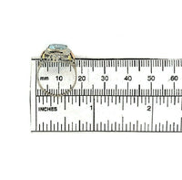 10k Tri-Color Gold 3.28ct Genuine Natural Aquamarine Filigree Ring (#J5336)