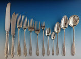 Lafayette Engraved by Towle Sterling Silver Flatware Set Service 110 Pieces