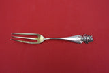 Sunny South by Shiebler Sterling Strawberry Fork Gold Washed 4 3/4"