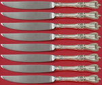 Old Colonial by Towle Sterling Silver Steak Knife Set 8pc Not Serrated Custom