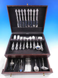 Old Orange Blossom by Alvin Sterling Silver Flatware Set for 8 Service 69 pieces