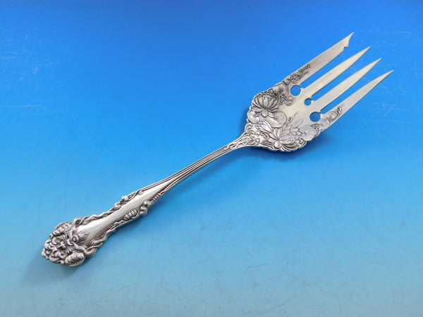 Cleone by International Sterling Silver Cold Meat Fork Lg 8 3/4" Greek Figural