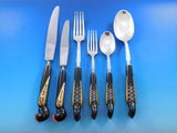 S&A Haddad Jezzine Firebird Phoenix Stainless Steel Flatware Set Lebanon 40 pcs