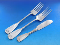 Palm by Tiffany & Co Sterling Silver Flatware Service for 12 Set 197 pcs Dinner
