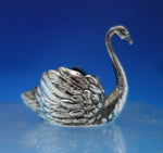 Martin Mayer German .800 Silver Salt Cellar Swan Shape 1 7/8" x 2 1/8" (#6830)