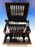 Floral Lace by Lunt Sterling Silver Flatware Set for 8 Service 41 pieces
