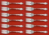 Rhapsody New by International Sterling Silver Salad Fork Set of 12 pcs 6 1/2"