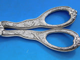Lap Over Acid Etched Tiffany Sterling Silver Grape Shears GW Grapes Vines 7 3/4"