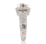 18k 1.55 Carat Genuine Diamond Engagement Ring with GIA Report 2.55cttw (#J6741)