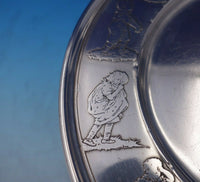 Meriden Britannia Sterling Silver Child's Plate Nursery Rhyme Kids #858 (#5256)