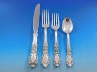 Prince Eugene by Alvin Sterling Silver Flatware Set For 12 Service 64 Pieces