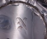 Orchid by Whiting Sterling Silver Fruit Bowl #6357 10" N Monogram (#8206)