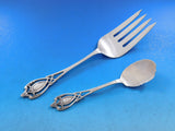 Monticello by Lunt Sterling Silver Flatware Set For 12 Service 67 Pieces