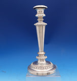 English Sheffield Silver on Copper Candlestick Pair 10 1/2" x 4 5/8" (#8554)