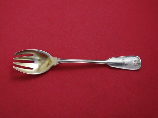 Palm by Tiffany and Co Sterling Silver Ice Cream Fork Gold Washed 5 7/8"