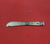 Aztec by Pedro Castillo Mexican Sterling Silver Butter Spreader Flat Handle 5"