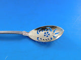 Cambridge by Gorham Sterling Silver Olive Spoon Gold Washed Pierced Orig 5 5/8"