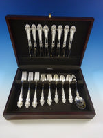 Grande Renaissance Reed and Barton Sterling Silver Flatware Set 8 Service 34 Pcs